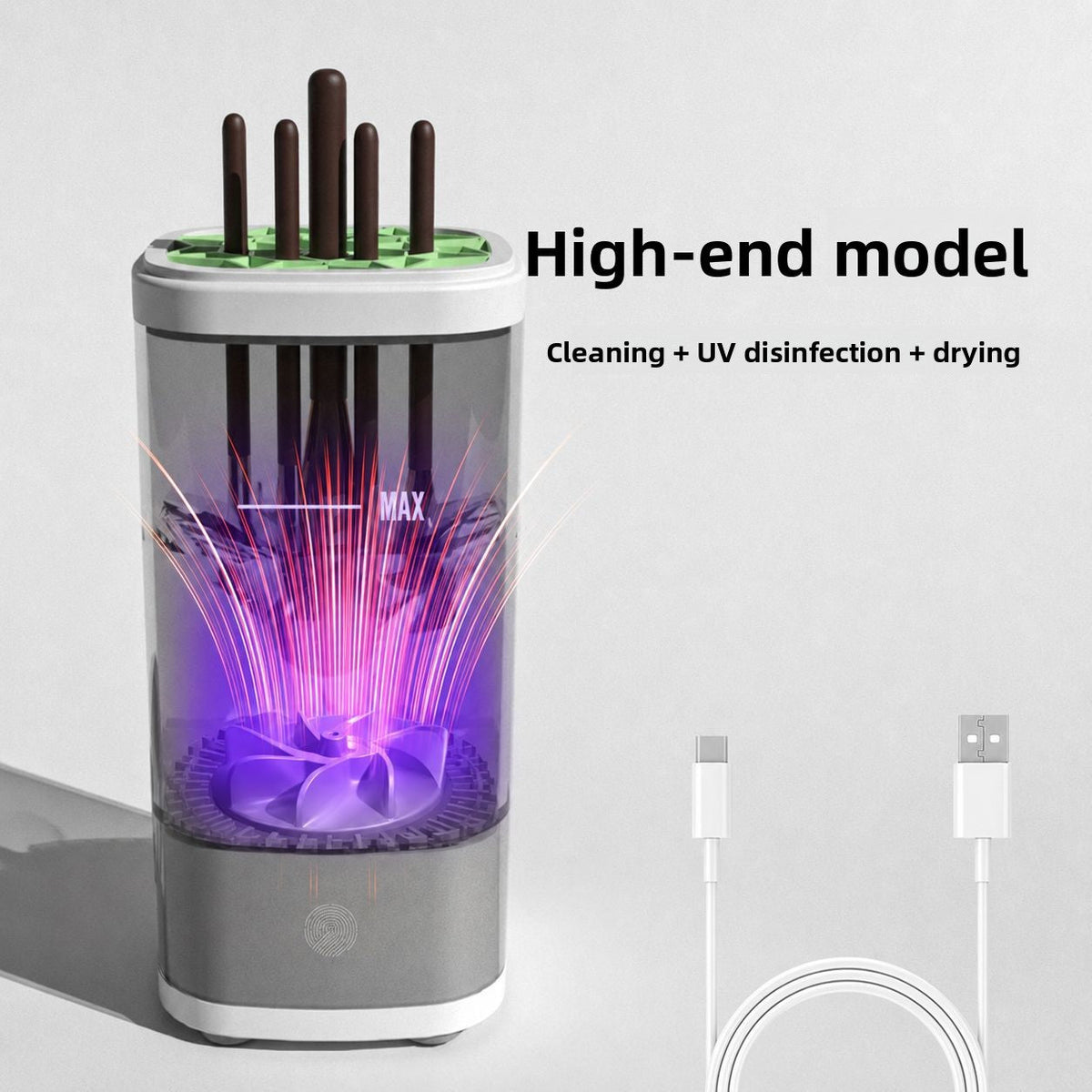 Rechargeable Makeup Brush Cleaner & Dryer - product view 8