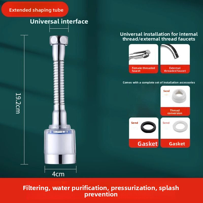 Faucet Extension & Splash-Control Filter - image 8