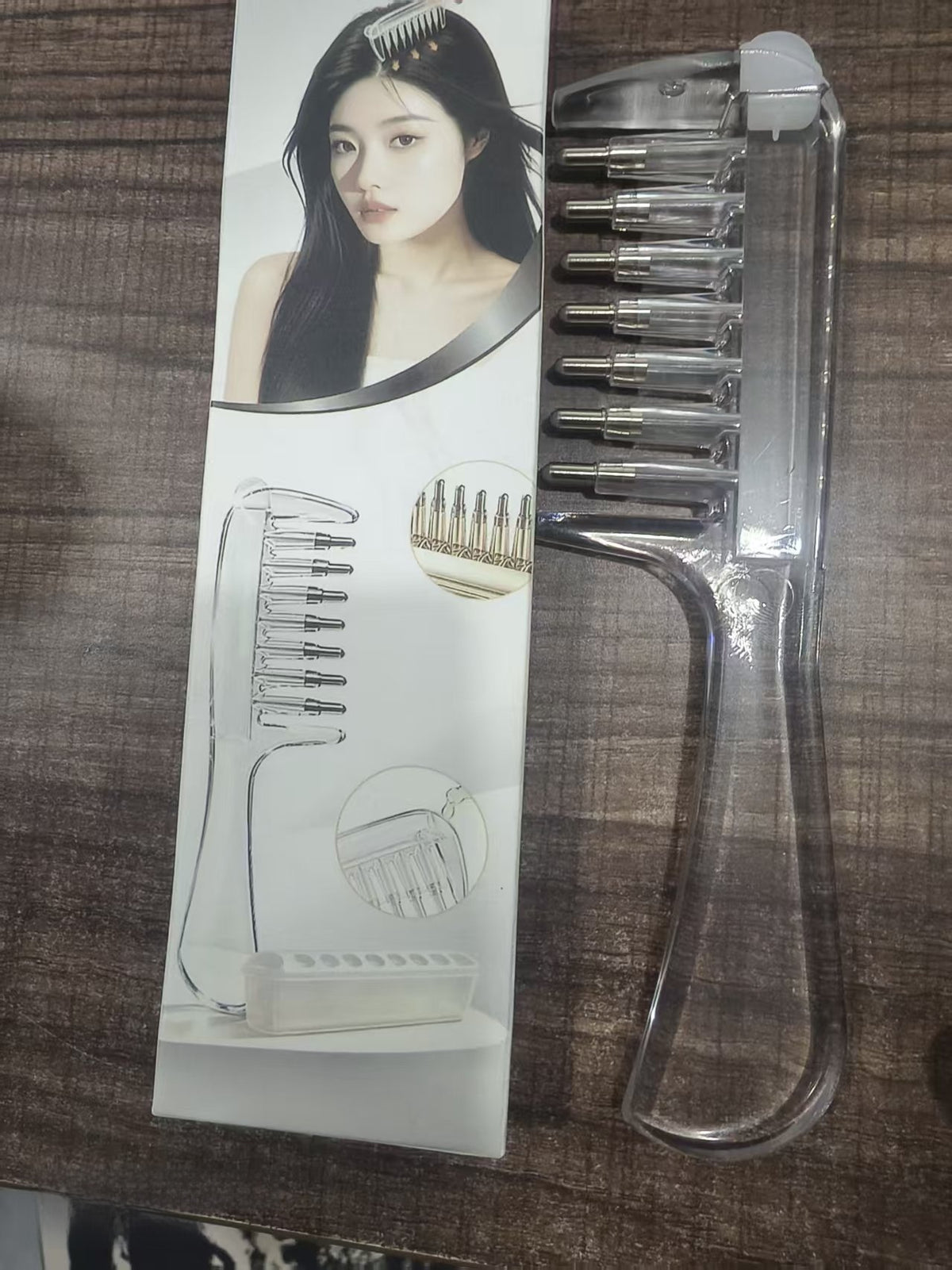 Liquid Dispensing Scalp Massage Comb