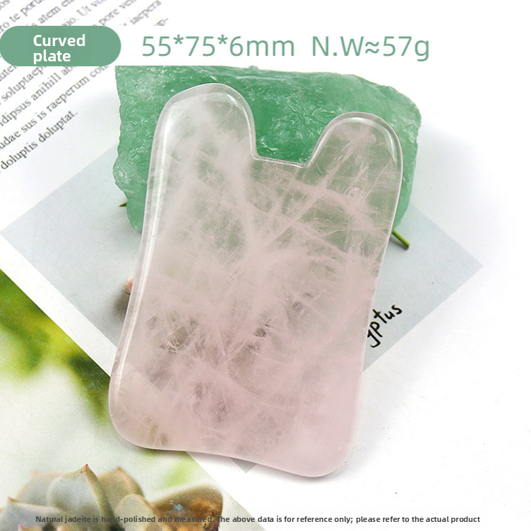 Pink Crystal Gua Sha Massage Tool