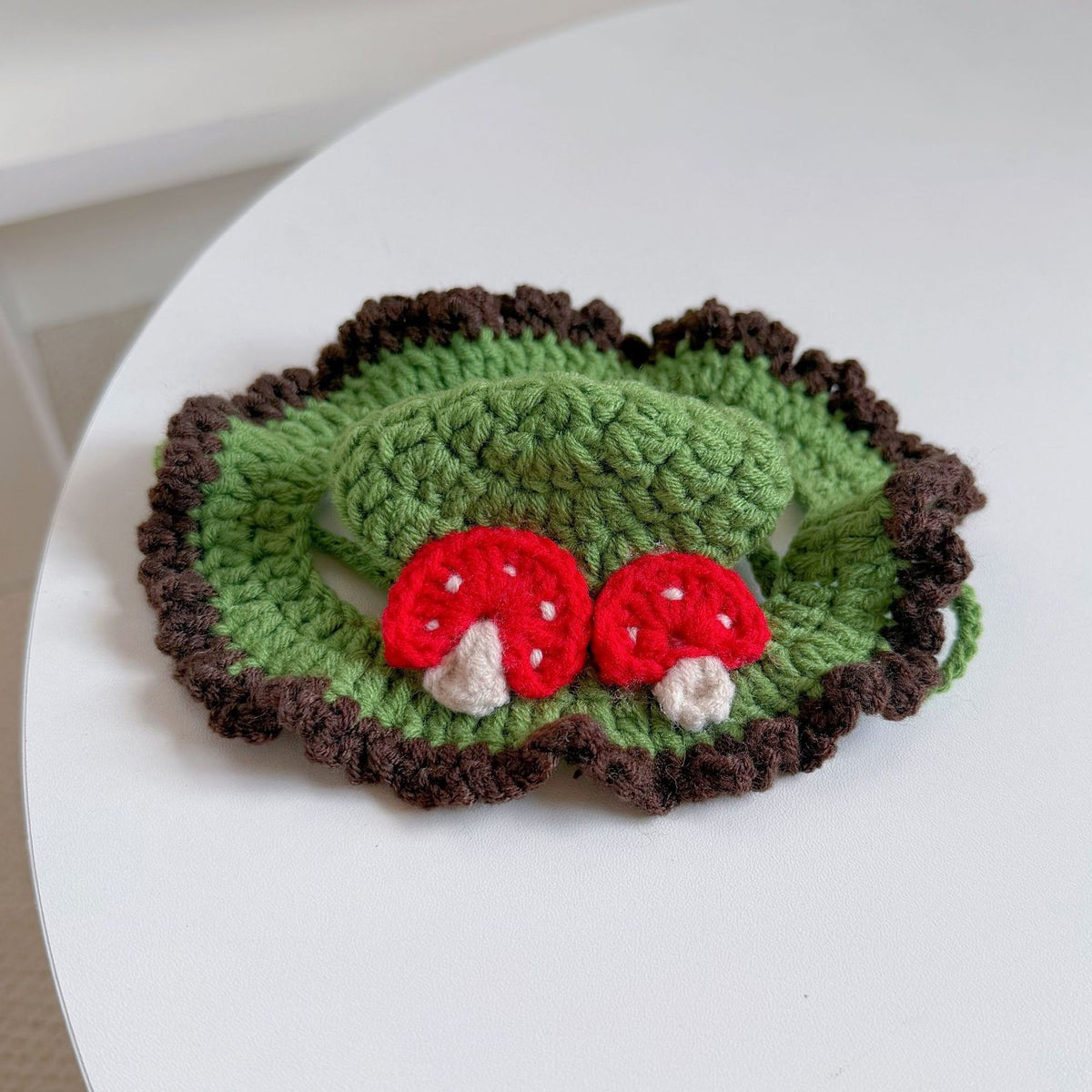 Crochet Pet Hat & Collar Costume Set - image 70