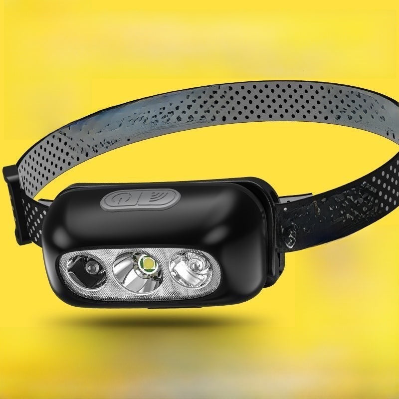 Rechargeable LED Headlamp with Motion Sensor