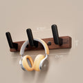 Walnut Wood Wall Hook Rack