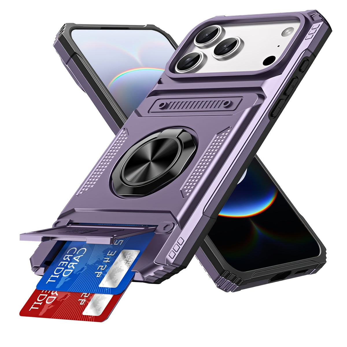 Magnetic Card Holder Phone Case for iPhone