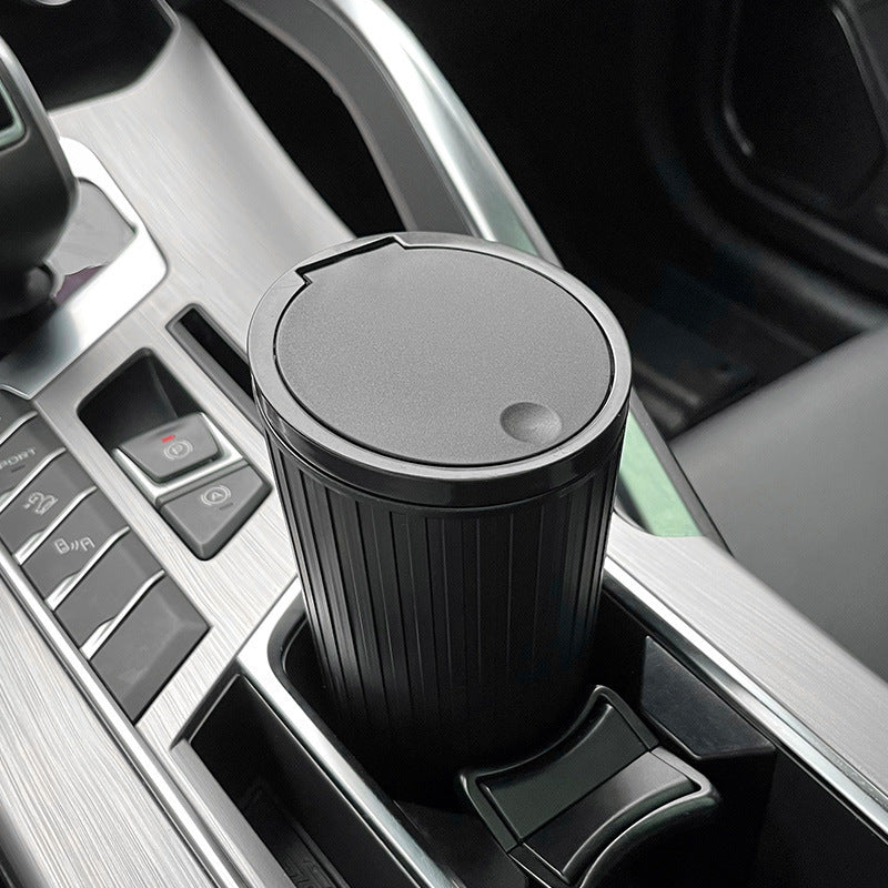 Coș de gunoi auto multifuncțional cu suport pentru pahar