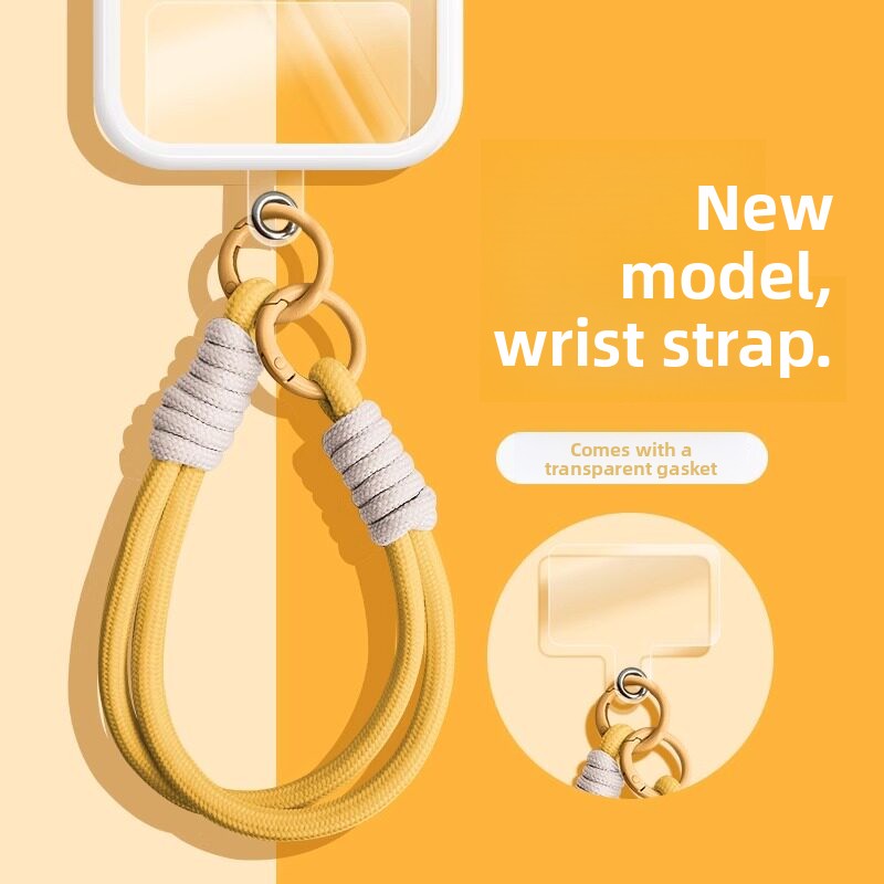 Adjustable Phone Lanyard with Double Buckle Wrist Strap