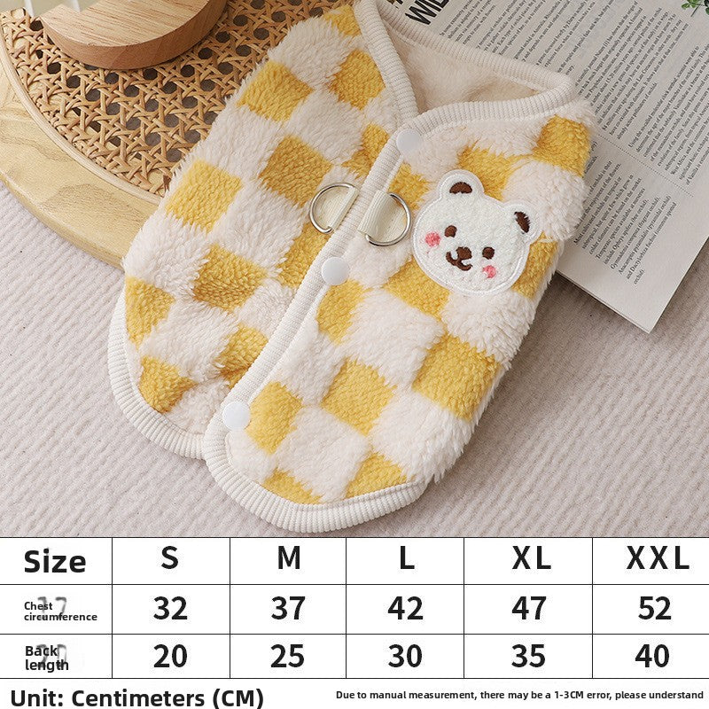 Fleece Vest for Cats & Small Dogs