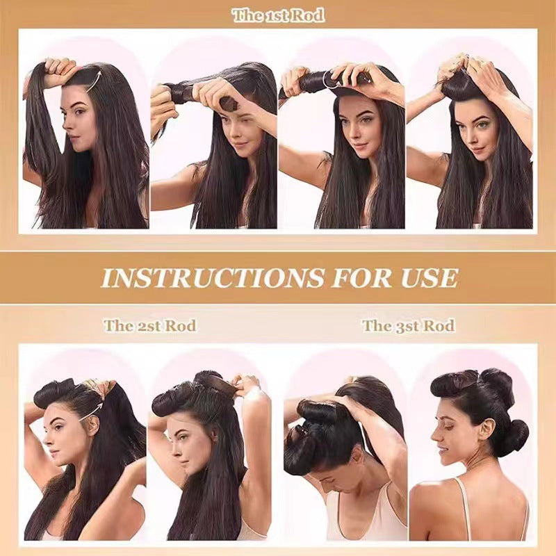 Heatless Hair Curling Rod for Waves