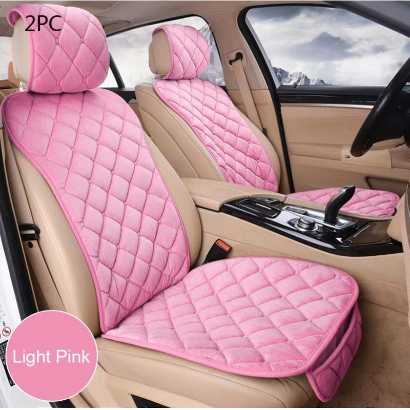 Winter Car Plush Seat Cushion with Lumbar Support - product image 2