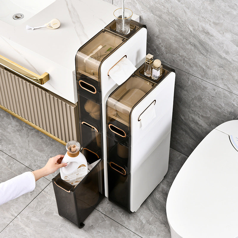Slim Rolling Storage Cabinet