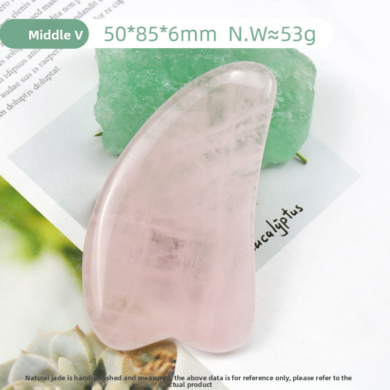 Pink Crystal Gua Sha Massage Tool