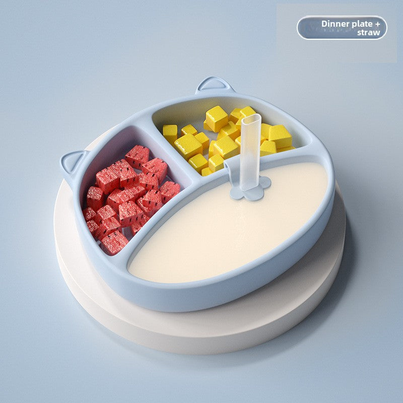 Silicone Baby Suction Plate Set