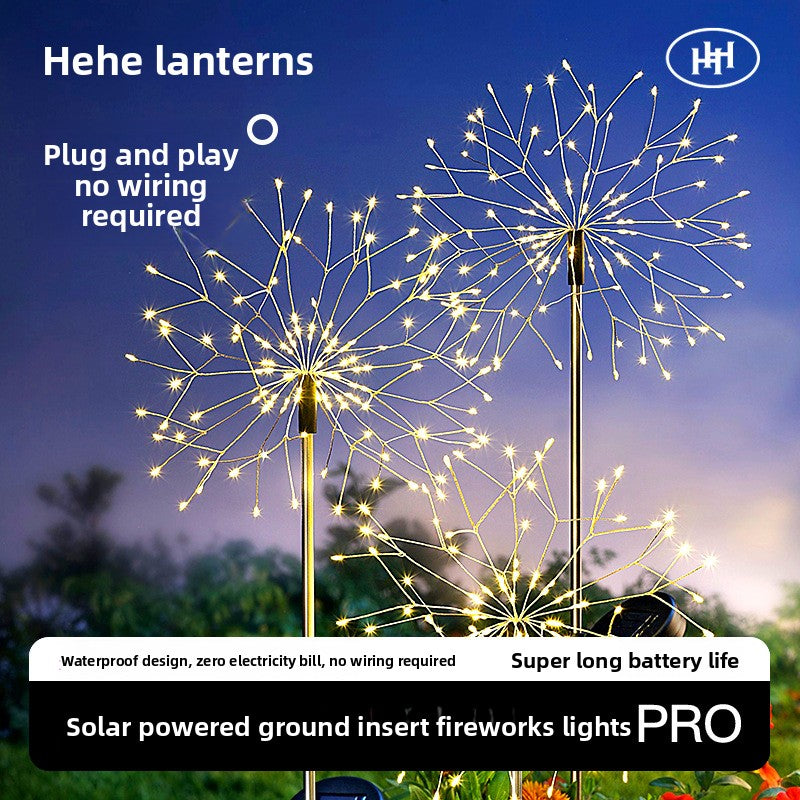 Solar Firework Flower Lights