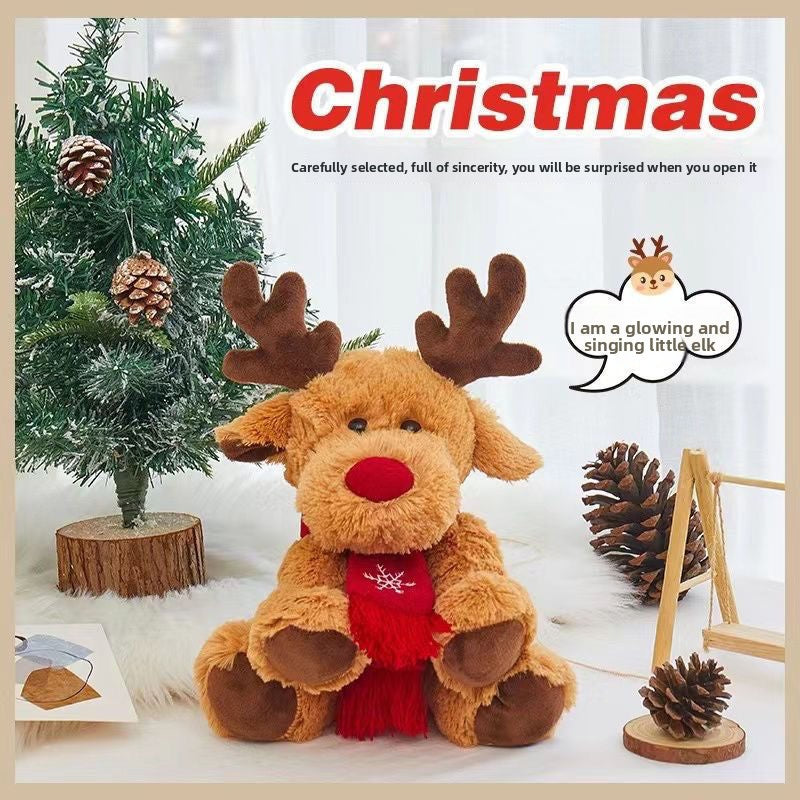 Christmas Reindeer Plush Toy, 28 cm