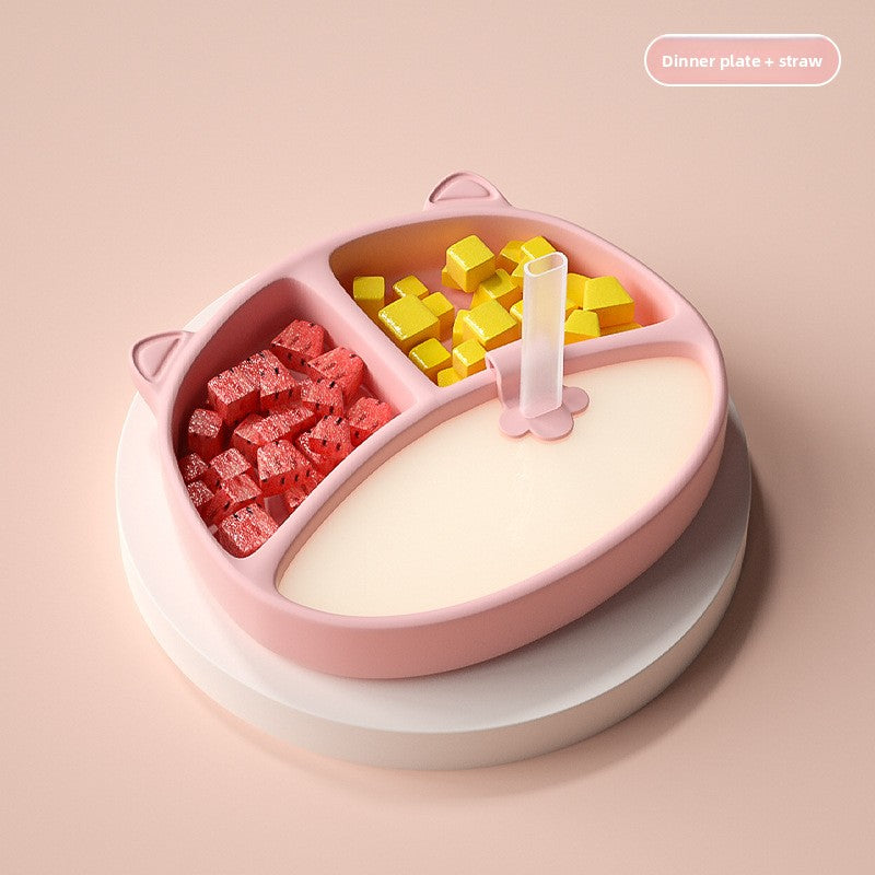 Silicone Baby Suction Plate Set