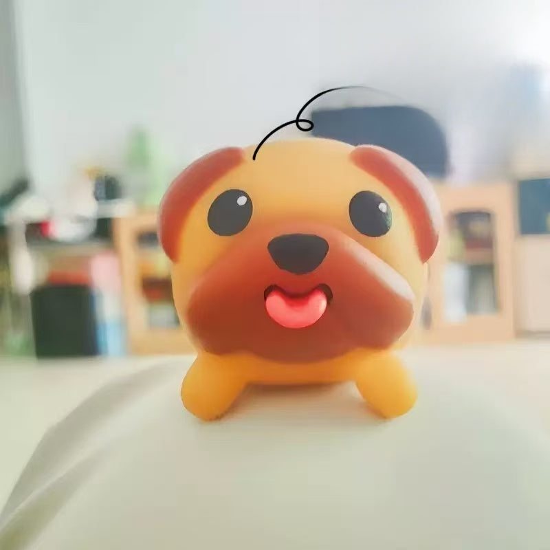 Squishy cățel Shiba Inu cu limba scoasă