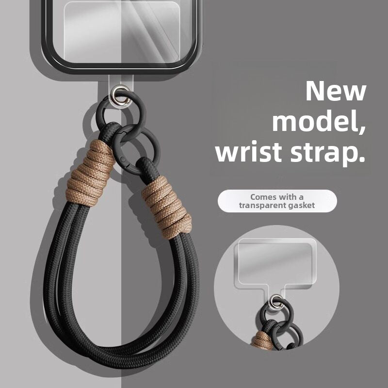 Adjustable Phone Lanyard with Double Buckle Wrist Strap