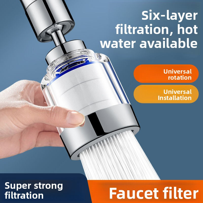 Faucet Extension & Splash-Control Filter