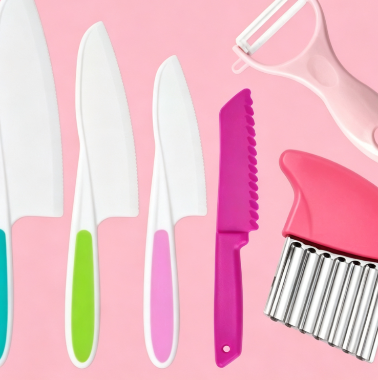 Kids Plastic Practice Knife Set