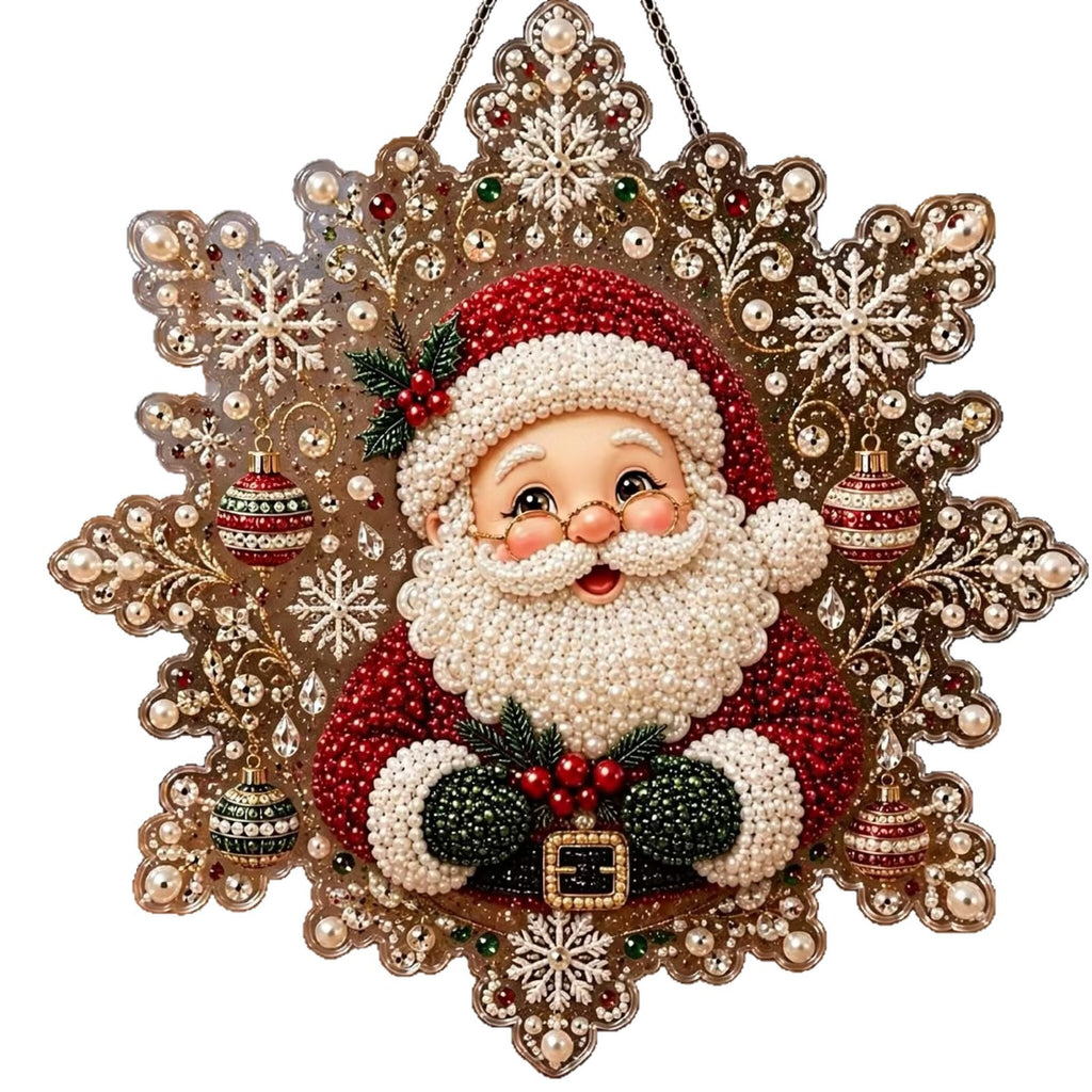 5D Diamond Painting Christmas Ornament