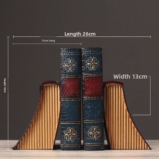 Vintage-Style Wooden Book Holder