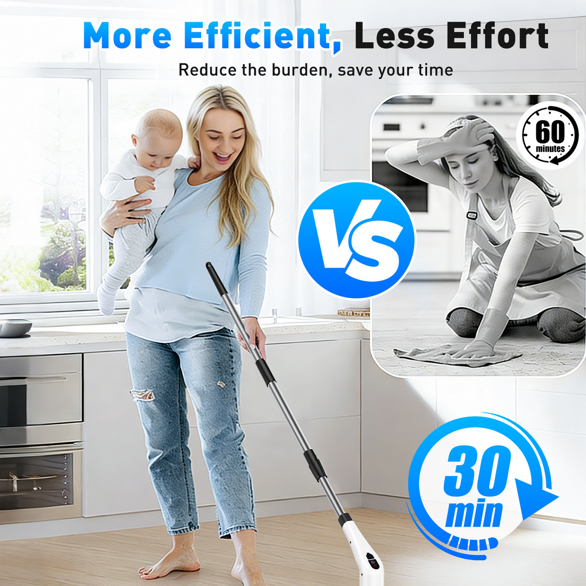 Multifunctional Electric Cleaning Brush