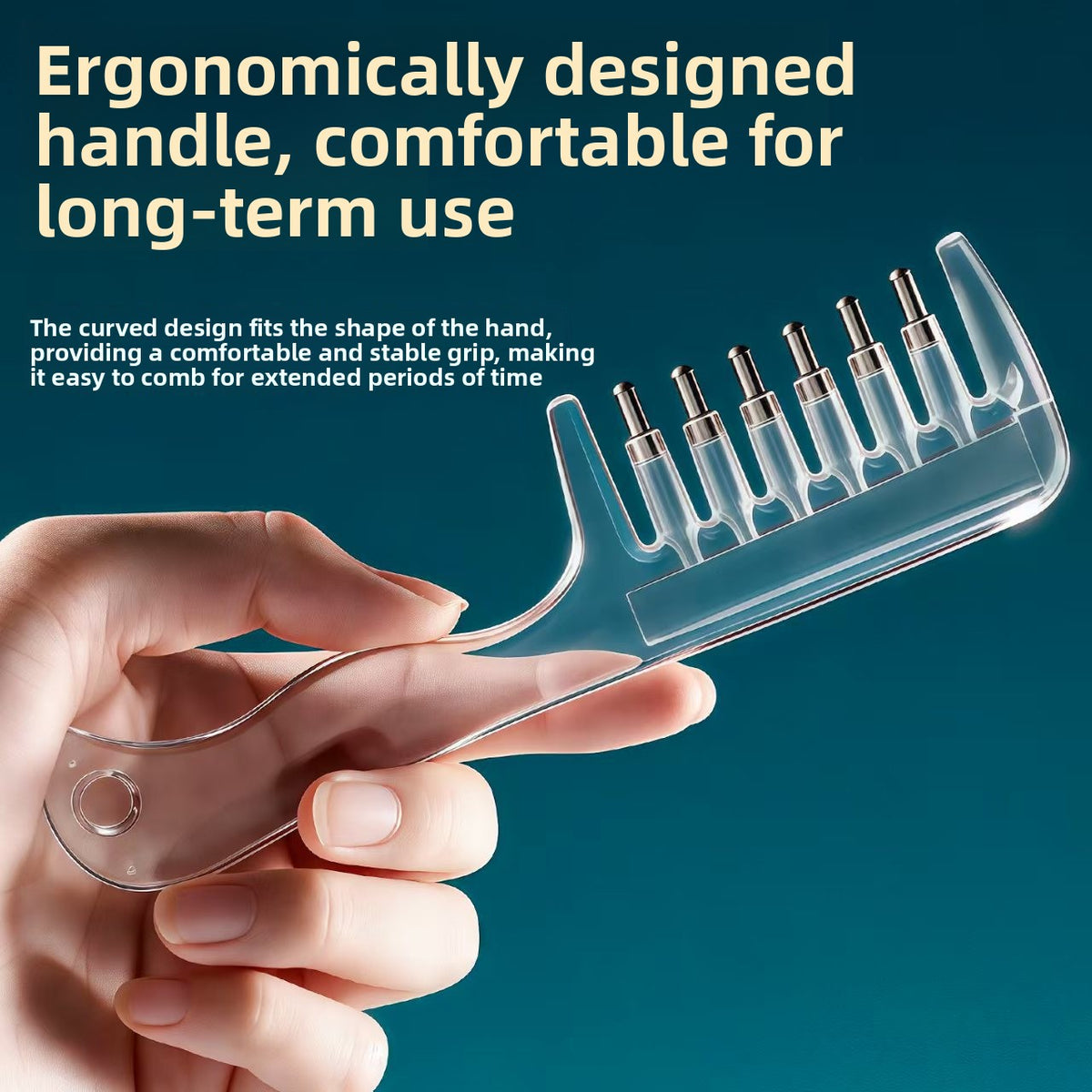 Liquid Dispensing Scalp Massage Comb