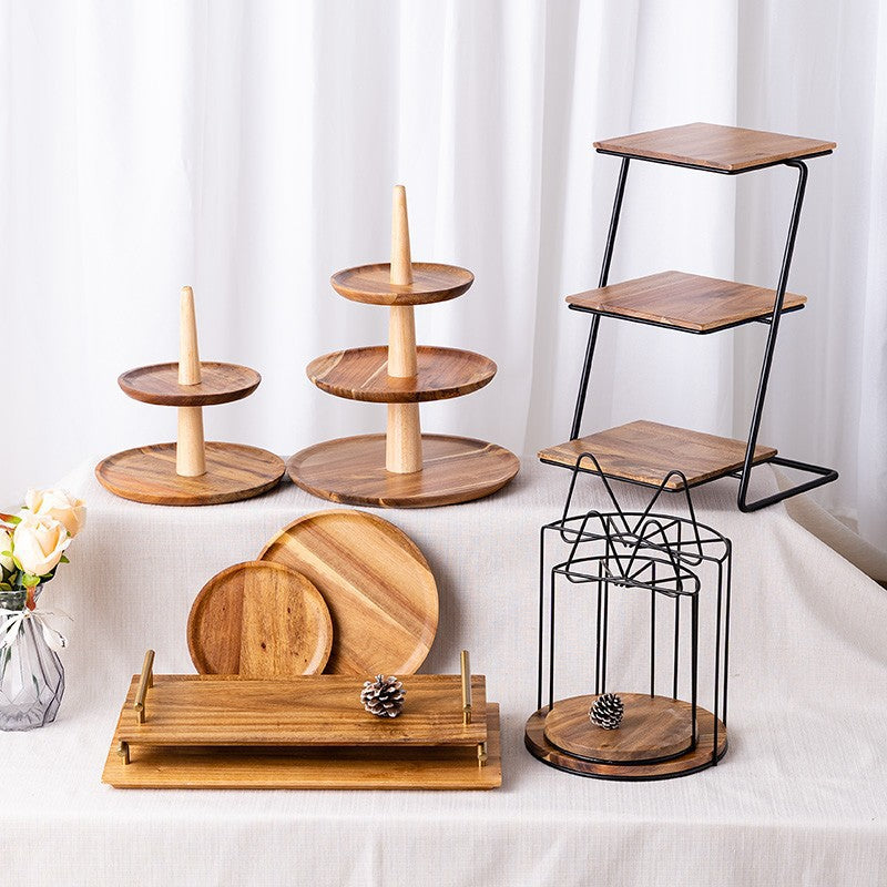 Acacia Wood Display Tray