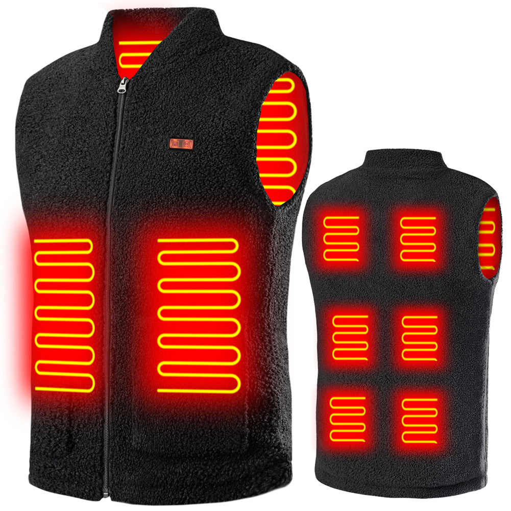 USB Heated Zip-Front Vest